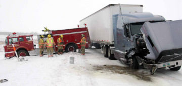 semi accident