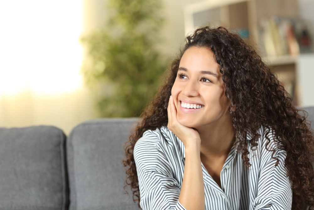 young woman renting an apartment for the first time